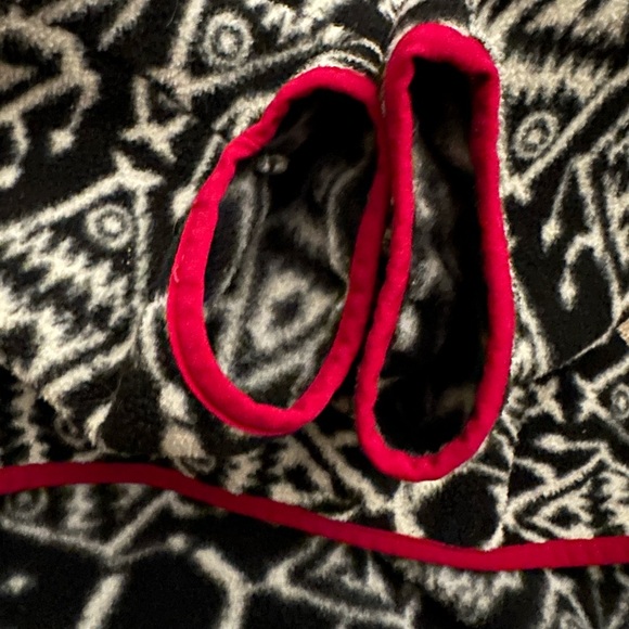 RARE Women’s patagonia Synchilla fleece snap t jacket black white tribal medium - Picture 5 of 8